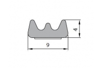 Uszczelka do drzwi i okien - Profil E