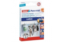 Plastry samoprzylepne TESA POWERSTRIPS 2szt. Duże, do 2kg