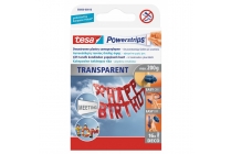 Plastry samoprzylepne tesa® POWERSTRIPS DECO 4 szt. przezroczyste